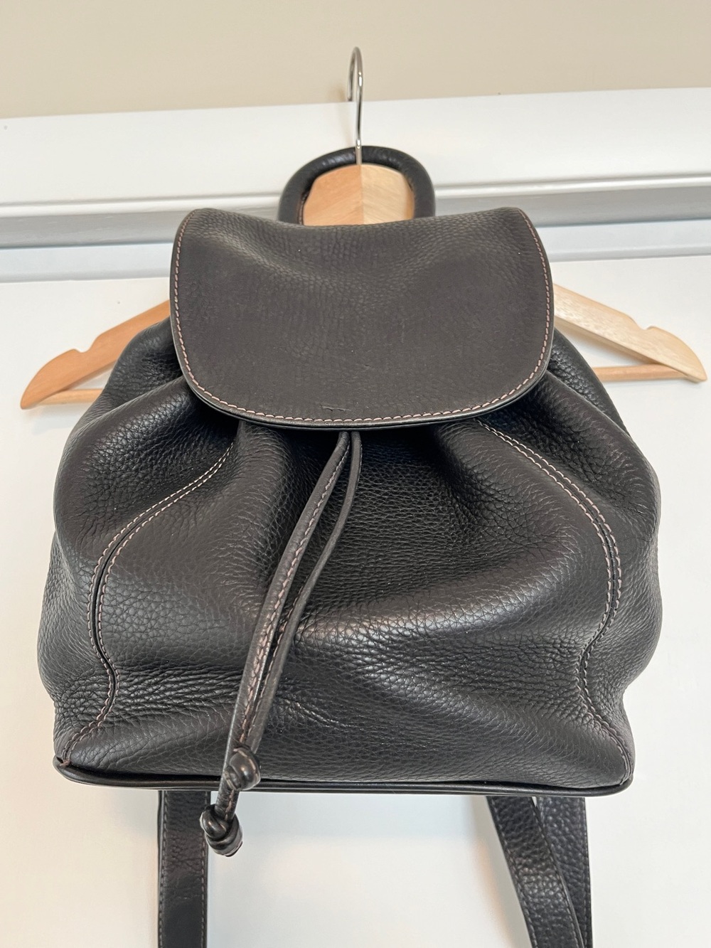 Coach pebble leather mini backpack